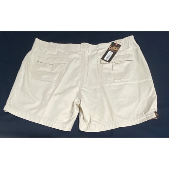 NWT Mens Roundtree & Yorke Khaki Cargo Shorts Flat Front Size 50 - Picture 3 of 4